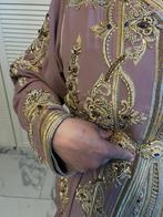 Aubergin takchita met de hand gemaakt!, Kleding | Dames, Gelegenheidskleding, Ophalen of Verzenden, Zo goed als nieuw, Blauw, Overige typen