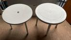 Witte tuitafels, Tuin en Terras, Ophalen, Gebruikt