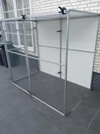 Volière aluminium, Ophalen, Gebruikt, Aluminium, Volière