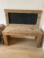 Steigerhouten speel krijttafel, Ophalen, Gebruikt
