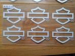 Harley Davidson stickervel Bar & Shield zilver, Motoren, Accessoires | Stickers