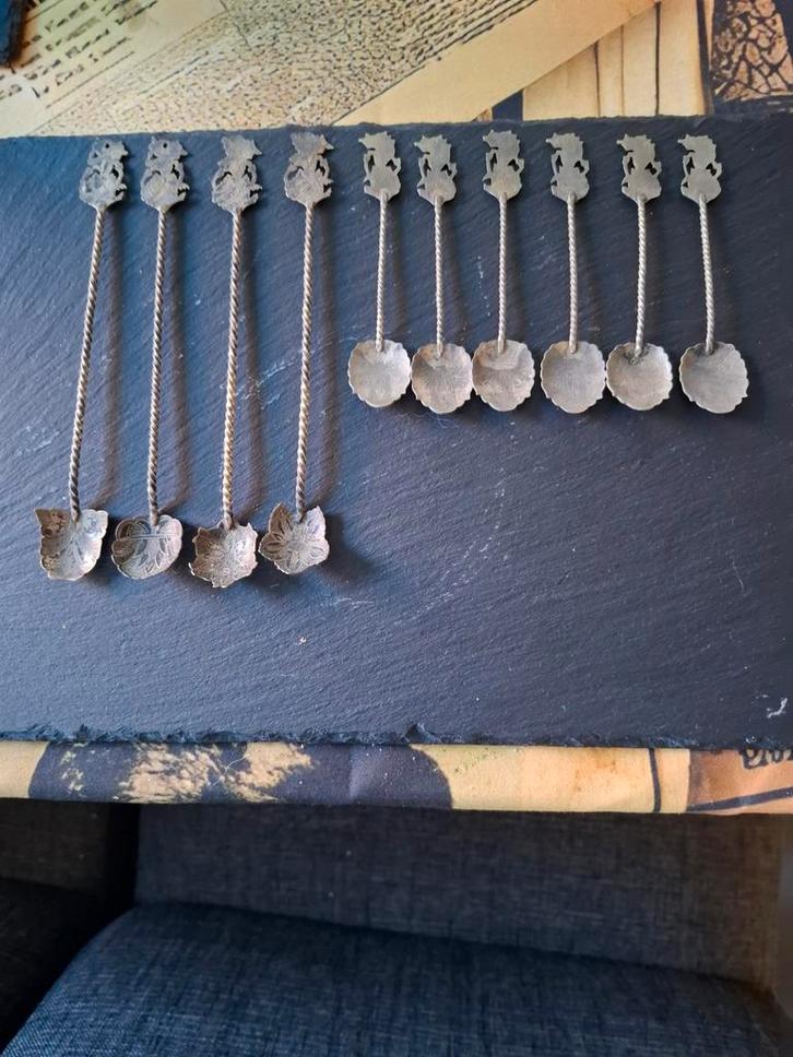 Djokja lepels, Indonesië, zilver, Antiek en Kunst, Antiek | Bestek, Ophalen