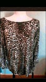 Tijgerprint t-shirt, Bruin, Maat 46/48 (XL) of groter, Ophalen of Verzenden, Zo goed als nieuw