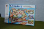 Vintage Levensweg bordspel uit 1978, lichtblauwe doos, MB, Vijf spelers of meer, Ophalen of Verzenden, Gebruikt, MB
