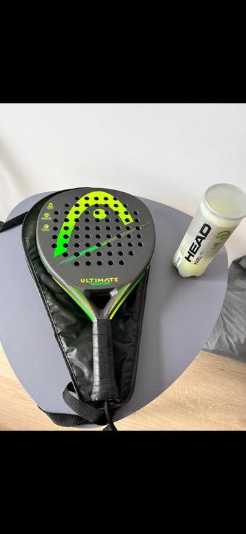 Head Ultimate Power II padel racket + ballen beschikbaar voor biedingen