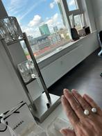 Prachtige parelring, Overige materialen, Ophalen of Verzenden, Zo goed als nieuw, 17 tot 18