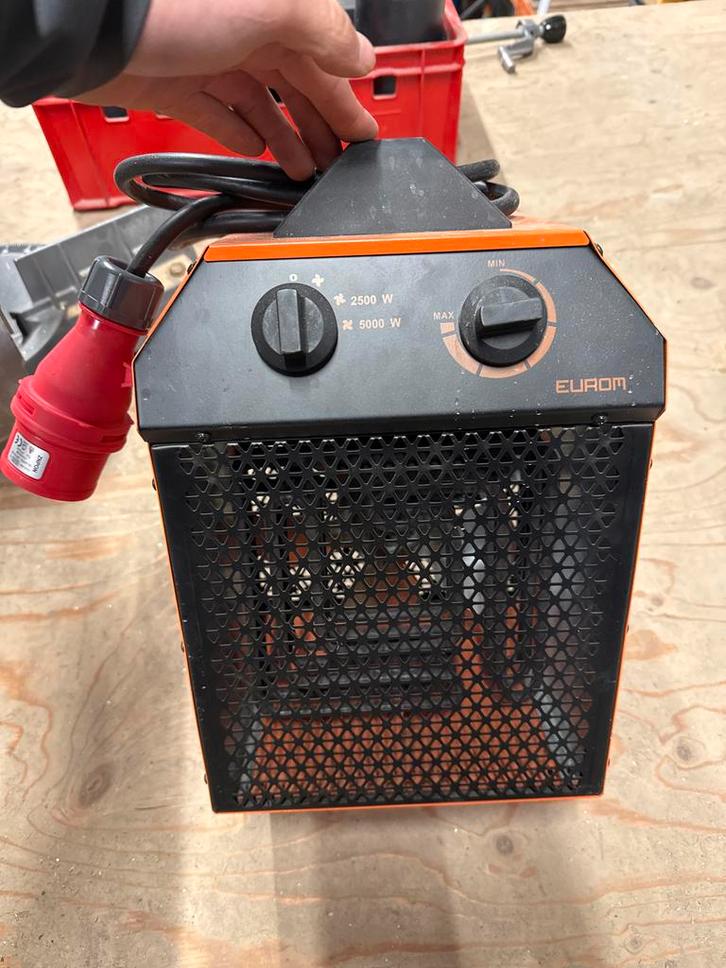 Eurom EK Delta 5000 Kachel, Doe-het-zelf en Verbouw, Verwarming en Radiatoren, Gebruikt, Kachel, 800 watt of meer, Minder dan 30 cm