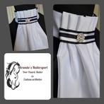 Made by Lique kinder plastron Harmonica Zwart (1), Kinderen, Miranda's Ruitersport, ., Ophalen of Verzenden