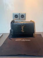 Yves Saint Laurent YSL Sunset Bag Croco Zwart - Nieuw!, Ophalen of Verzenden, Nieuw, Zwart, Schoudertasje