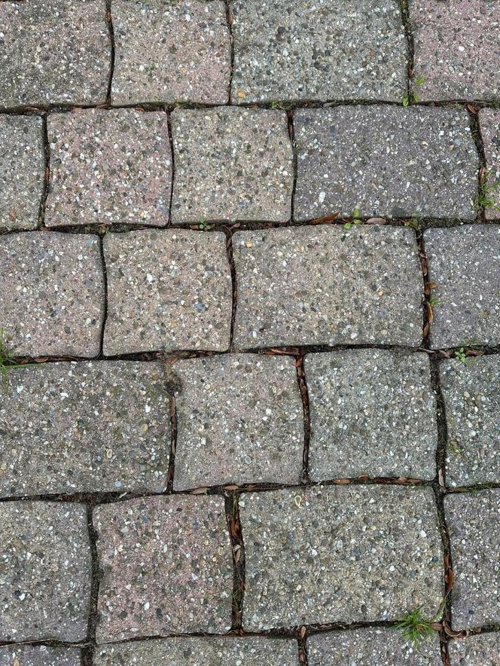 Fraaie klinkers/straatstenen oprit 37m2 - Gratis ophalen, Tuin en Terras, Tegels en Klinkers, Gebruikt, Klinkers, Beton, 10 m² of meer