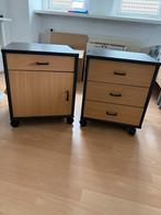 2 ladekastjes op wielen, Ophalen, Gebruikt, 50 tot 100 cm, 3 of 4 laden