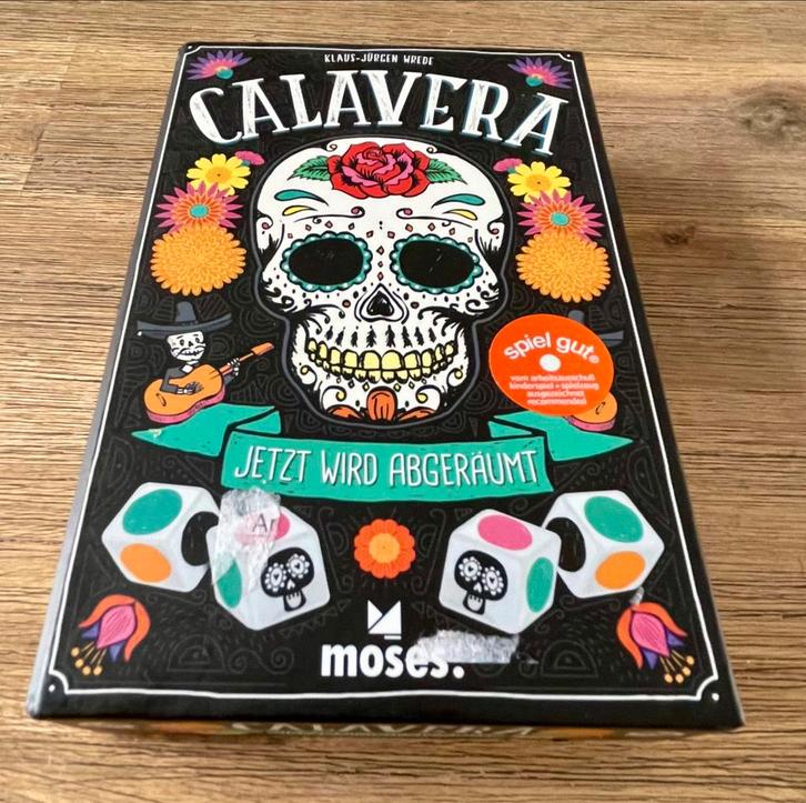 CALAVERA De vloek van de schedel., Hobby en Vrije tijd, Gezelschapsspellen | Kaartspellen, Zo goed als nieuw, Ophalen of Verzenden