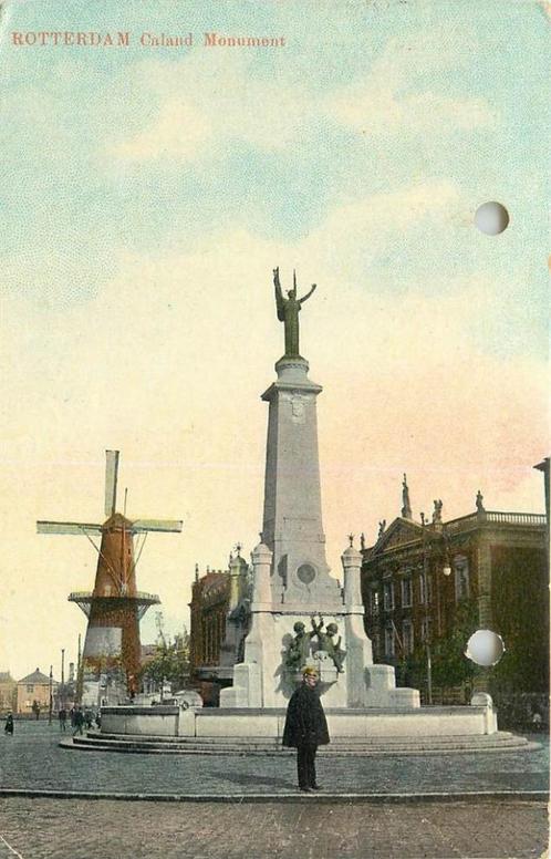 (304-016-003) Rotterdam Caland Monument, Verzamelen, Ansichtkaarten | Nederland, Zuid-Holland, Verzenden