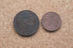 2 centimes 1863 en 1 centime 1902, Verzenden, Overig, Losse munt
