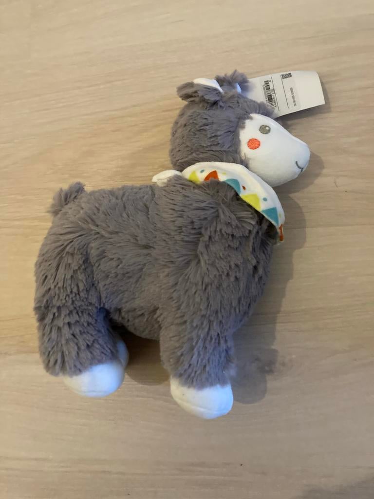 Alpaca lama knuffel grijs C&A, Ophalen of Verzenden, Nieuw, Overige typen