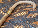 Mooie antieke Engelse wandelstok van palmhout 86 cm., Ophalen of Verzenden