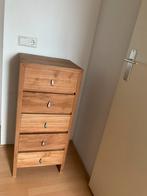 Massief teakhouten ladekast, Huis en Inrichting, Kasten | Ladekasten, Ophalen, Minder dan 50 cm, 5 laden of meer, Teakhout