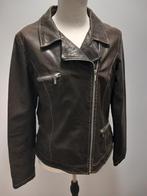 Leren jack Jackey McGee mt 42, Bruin, Maat 42/44 (L), Ophalen of Verzenden, Zo goed als nieuw