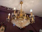 Kristallen Kroonluchter, Huis en Inrichting, Lampen | Kroonluchters, Ophalen, Z, Z, Zo goed als nieuw