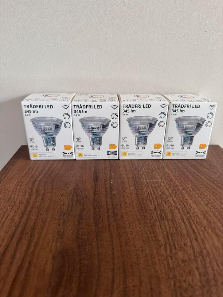 Ikea Trådfri Led-Lamp Gu10 Wit Spectrum/Gekleurd Dimbaar, Huis en Inrichting, Lampen | Losse lampen, Nieuw, Led-lamp, Minder dan 30 watt