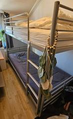 Stapelbed inclusief matrassen en beddengoed, Ophalen, Gebruikt, 90 cm, Tweepersoons