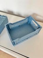 Sostrene grene blauwe 4 kratjes, Doe-het-zelf en Verbouw, Kratten en Dozen, Opvouwbaar, Minder dan 35 cm, Minder dan 50 cm, Ophalen of Verzenden