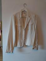 Coté Femme Ecru Linnen Jasje Maat 44, Maat 42/44 (L), Ophalen of Verzenden, Zo goed als nieuw, Jasje