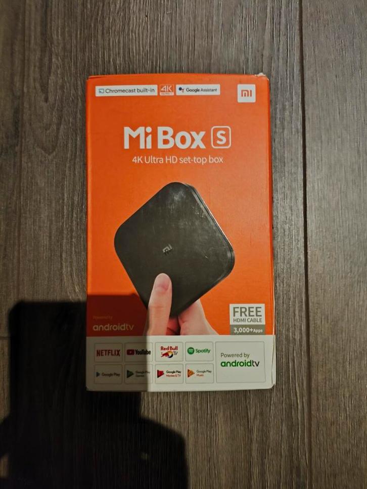 Xiaomi Mi Box S 4K Ultra HD Mediaspeler, Audio, Tv en Foto, Mediaspelers, Nieuw, Zonder harde schijf, HDMI, USB 2.0, Ophalen of Verzenden