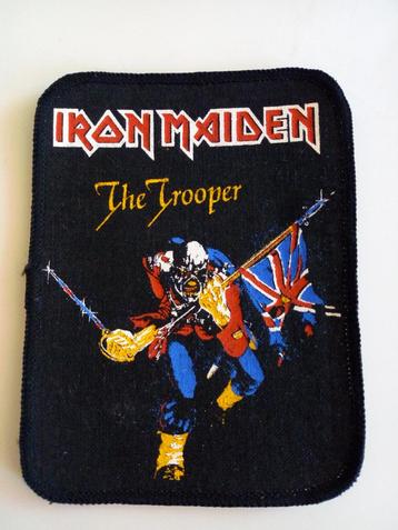 Iron Maiden vrij zeldzame vintage 1983 The Trooper patch 113 beschikbaar voor biedingen