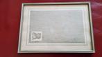 Antiek zilver kleur fotolijstje gemerkt Rembrandt wit randje, Ophalen of Verzenden