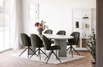 Japandi Eettafel NAGANO 220CM MDF Deens Ovaal, Ophalen, Japandi, Scandinavisch, 50 tot 100 cm, Vijf personen of meer