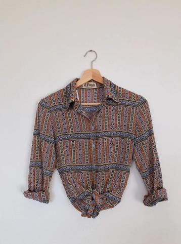 VINTAGE BLOUSE MULTICOLOR - MAAT XS | THE DARLING beschikbaar voor biedingen