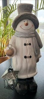 Kerstbeeld/Sneeuwpop met lantaarn, Ophalen, Zo goed als nieuw