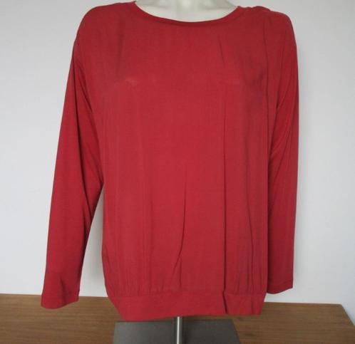 Nr.163: Mooie rode Top van Sandwich maat  XXL steenrood, Kleding | Dames, Tops, Zo goed als nieuw, Maat 46/48 (XL) of groter, Rood