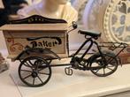 Vintage Bakkersfiets, Verzamelen, Poppenhuizen en Toebehoren, Overige typen, Gebruikt, Ophalen of Verzenden