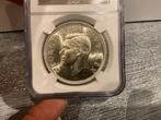 Zuid-Afrika 5 Shilling 1952 - NGC Gecertificeerd, Ophalen of Verzenden, Zuid-Afrika, Losse munt, Zilver