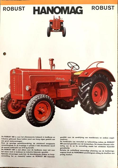 Hanomag robust 800 h.j. Hoegen dijkhof, Rheinstahl. Hanomag, Boeken, Catalogussen en Folders, Zo goed als nieuw, Folder, Ophalen