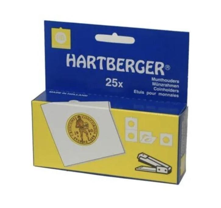 Hartberger Munthouders 20mm om te nieten (25 stuks), Postzegels en Munten, Munten en Bankbiljetten | Toebehoren, Overige typen