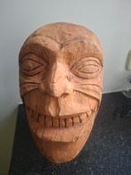 Houtsculptuur hoofd., Antiek en Kunst, Ophalen of Verzenden