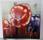 Twee schilderijen 80x80, Antiek en Kunst, Ophalen