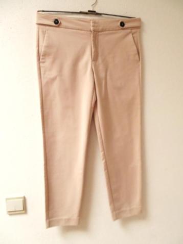 J48 MANGO nieuwe kuit broek beige maat 40		 beschikbaar voor biedingen