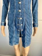 H319 Levi's:mt XS=34 spijkerjurk jurk jeans lang jasje Levis, Blauw, Ophalen of Verzenden, Zo goed als nieuw, Maat 34 (XS) of kleiner