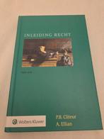 Inleiding Recht - P.B. Cliteur, A. Ellian, Boeken, Gelezen, P.B. Cliteur, A. Ellian, Alpha, HBO