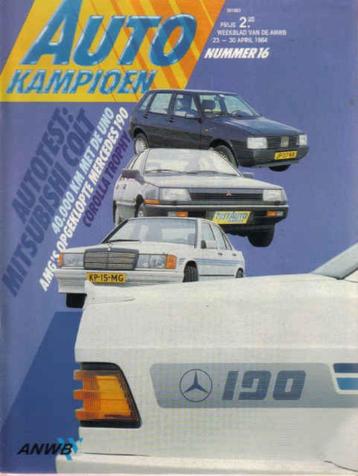 Autokampioen 16 1984 : Mercedes Benz 190E AMG - Mitsubishi beschikbaar voor biedingen