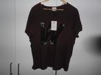 Junarose Bordeaux T-shirt Met Parels Maat M = 44/46, Nieuw, Shirt of Top, Junarose, Ophalen of Verzenden