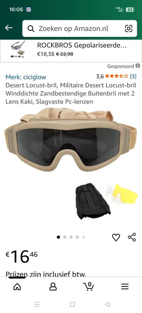 Aangeboden Nieuwe Winddichte Zand bestendige Buitenbril, Doe-het-zelf en Verbouw, Veiligheidskleding, Nieuw, Ophalen