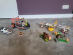 Playmobil reddingsboot met blusvliegtuig en jetski, Ophalen of Verzenden, Zo goed als nieuw