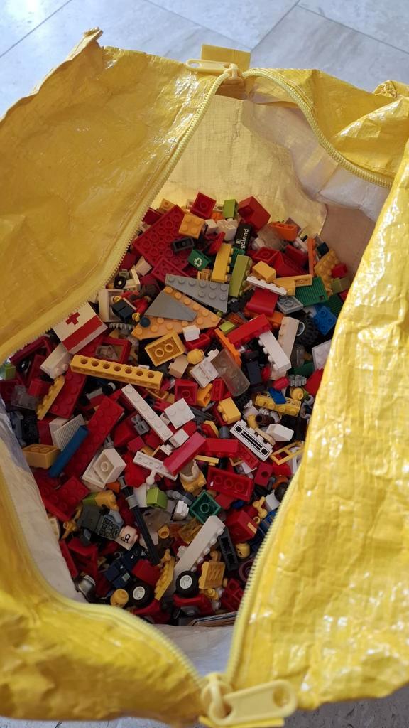 Grote tas vol LEGO blokjes!, Kinderen en Baby's, Speelgoed | Duplo en Lego, Gebruikt, Lego, Losse stenen, Ophalen of Verzenden