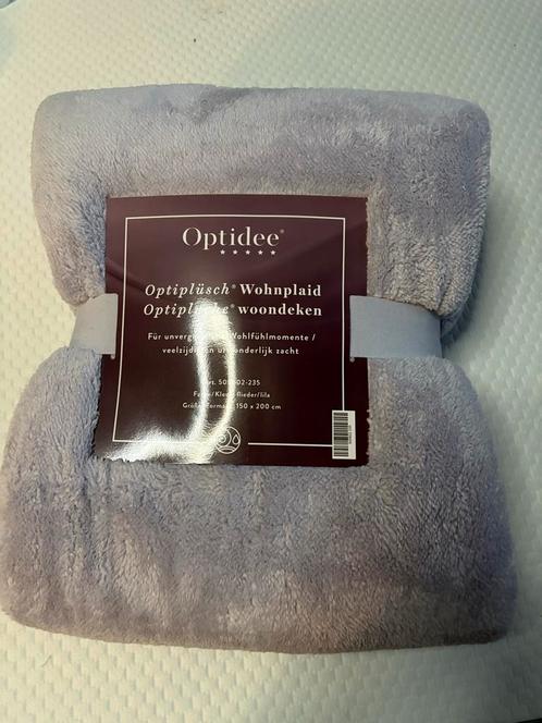 Optiuche Woondeken Lila 150x200cm, Huis en Inrichting, Woonaccessoires | Plaids en Woondekens, Nieuw, Verzenden