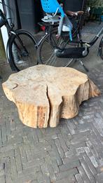 Robuuste boomstam tafel, Huis en Inrichting, Tafels | Salontafels, Ophalen, Gebruikt, 50 tot 100 cm, 50 tot 100 cm